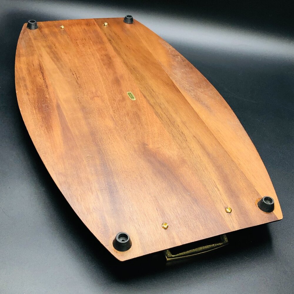 70s Country Florals Oversized Wood Ceramic Tile Cheese Charcuterie Board Tray - Picture 8 of 12